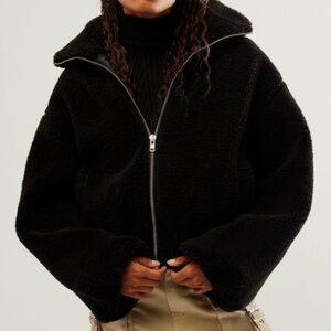 FREE PEOPLE Women's Get Cozy Teddy Jacket